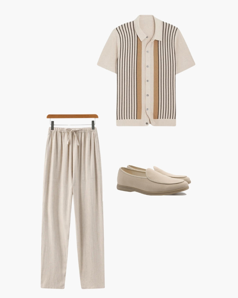 Conjunto White and Beige