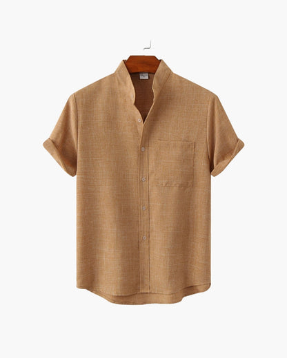 Camisa Cuello Mao Kensington
