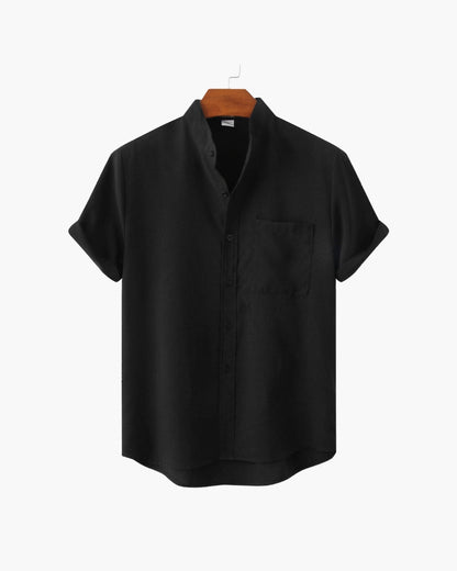 Camisa Cuello Mao Kensington