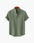 Camisa Cuello Mao Kensington
