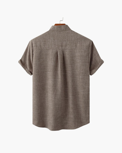 Camisa Cuello Mao Kensington