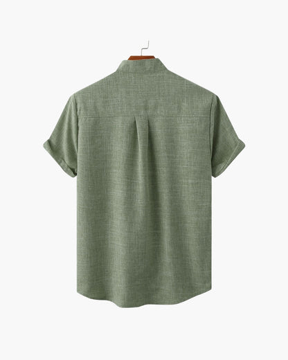 Camisa Cuello Mao Kensington