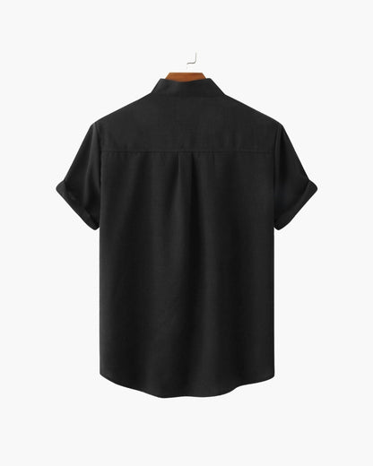 Camisa Cuello Mao Kensington