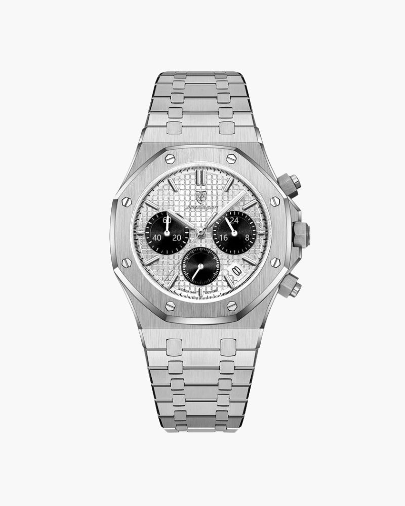 Reloj Cronógrafo de Acero St. Moritz