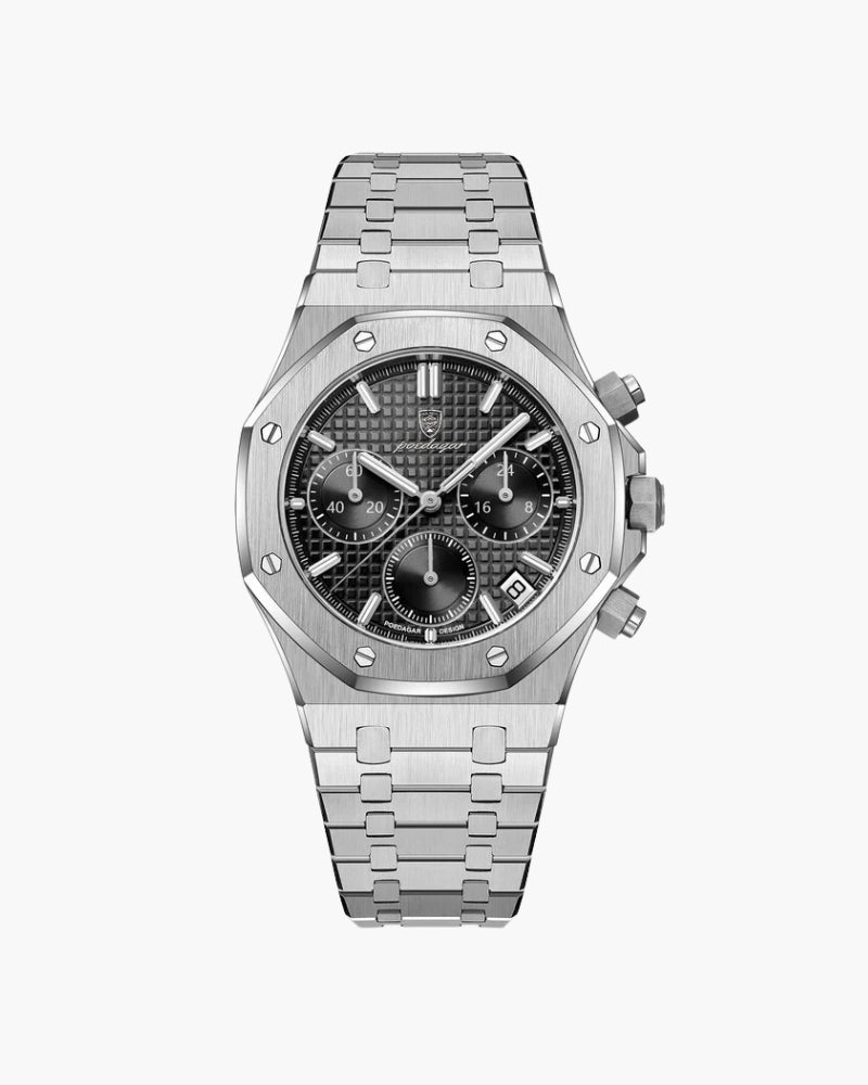 Reloj Cronógrafo de Acero St. Moritz