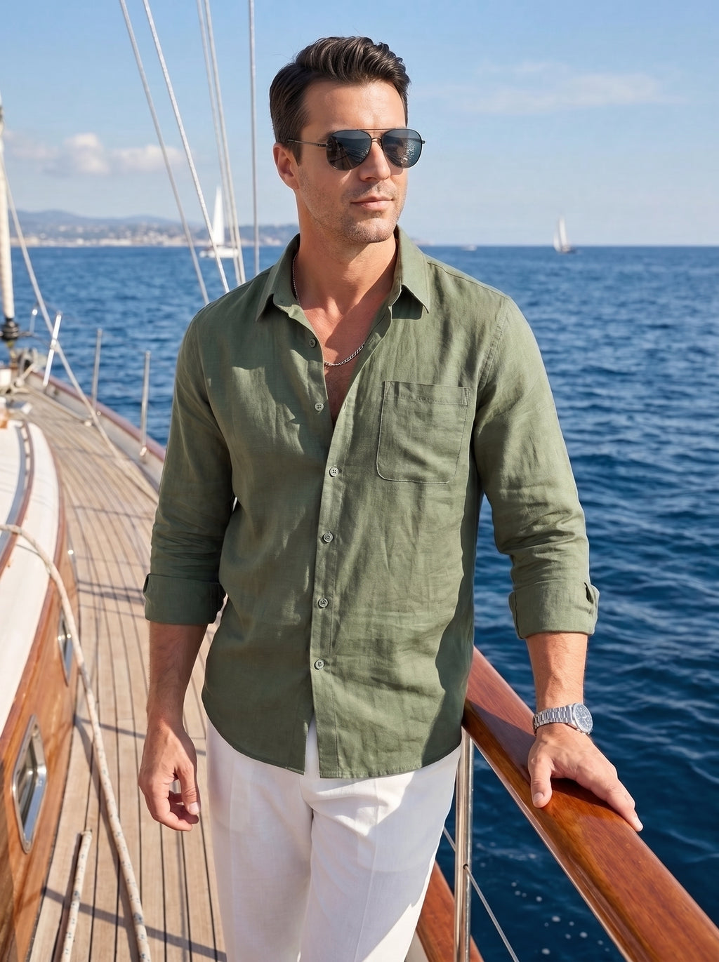 Camisa de Lino St. Tropez
