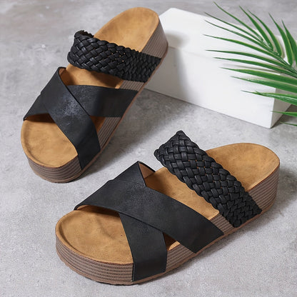 Sandalias Elegancia Trenzada