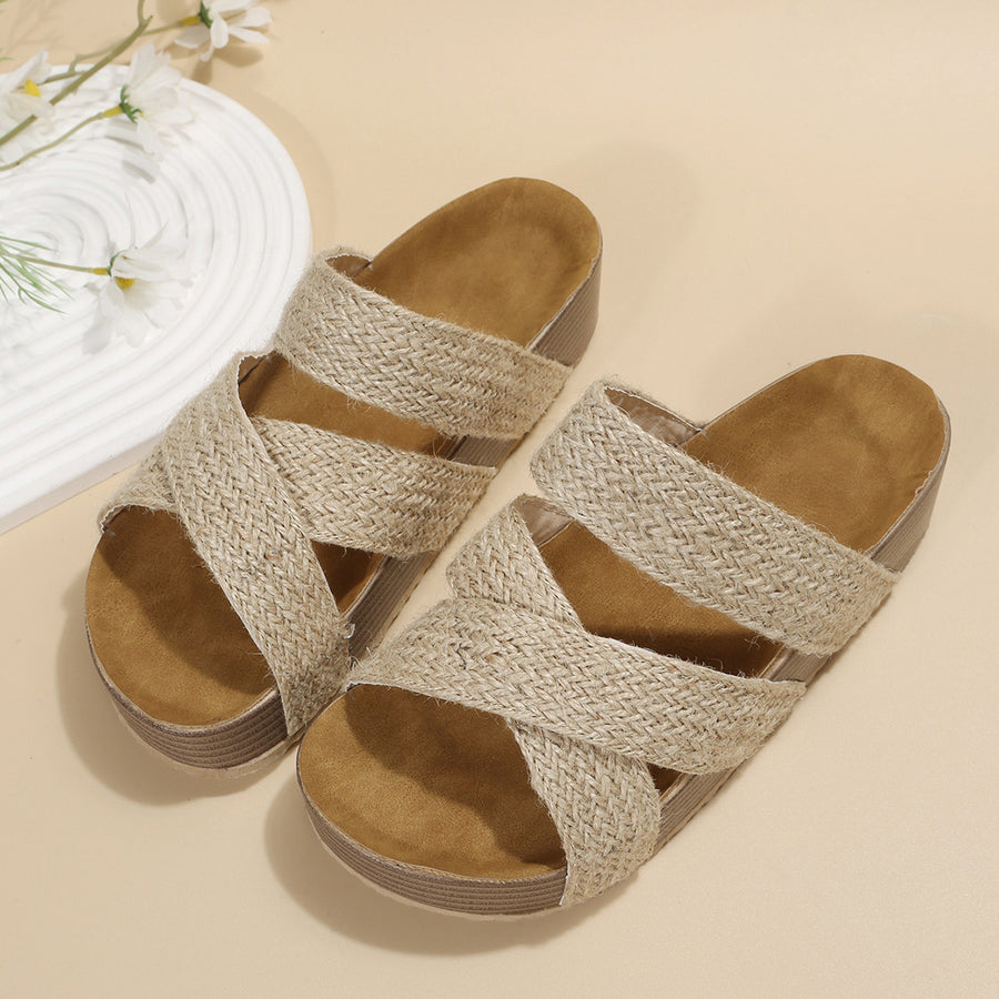 Sandalias Elegancia Trenzada