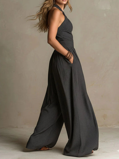 Bianca | Mono con elegante escote cruzado