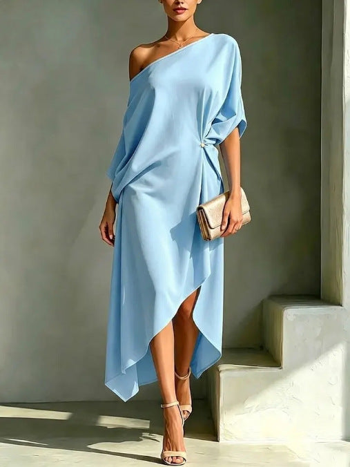 Camila | Vestido elegante asimétrico