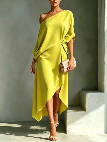 Camila | Vestido elegante asimétrico