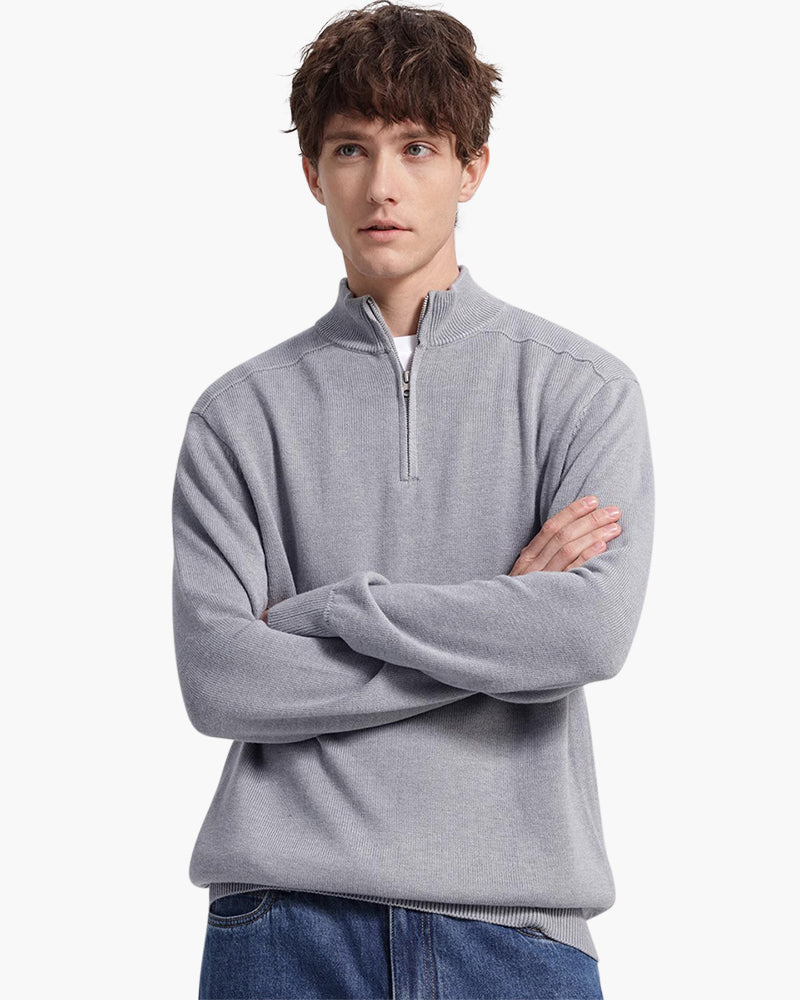Jersey de Lana Merino Half-Zip