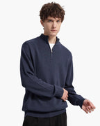 Jersey de Lana Merino Half-Zip