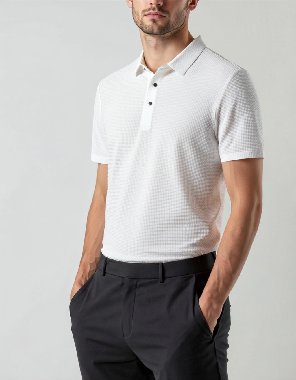 Polo de Seda Antiarrugas