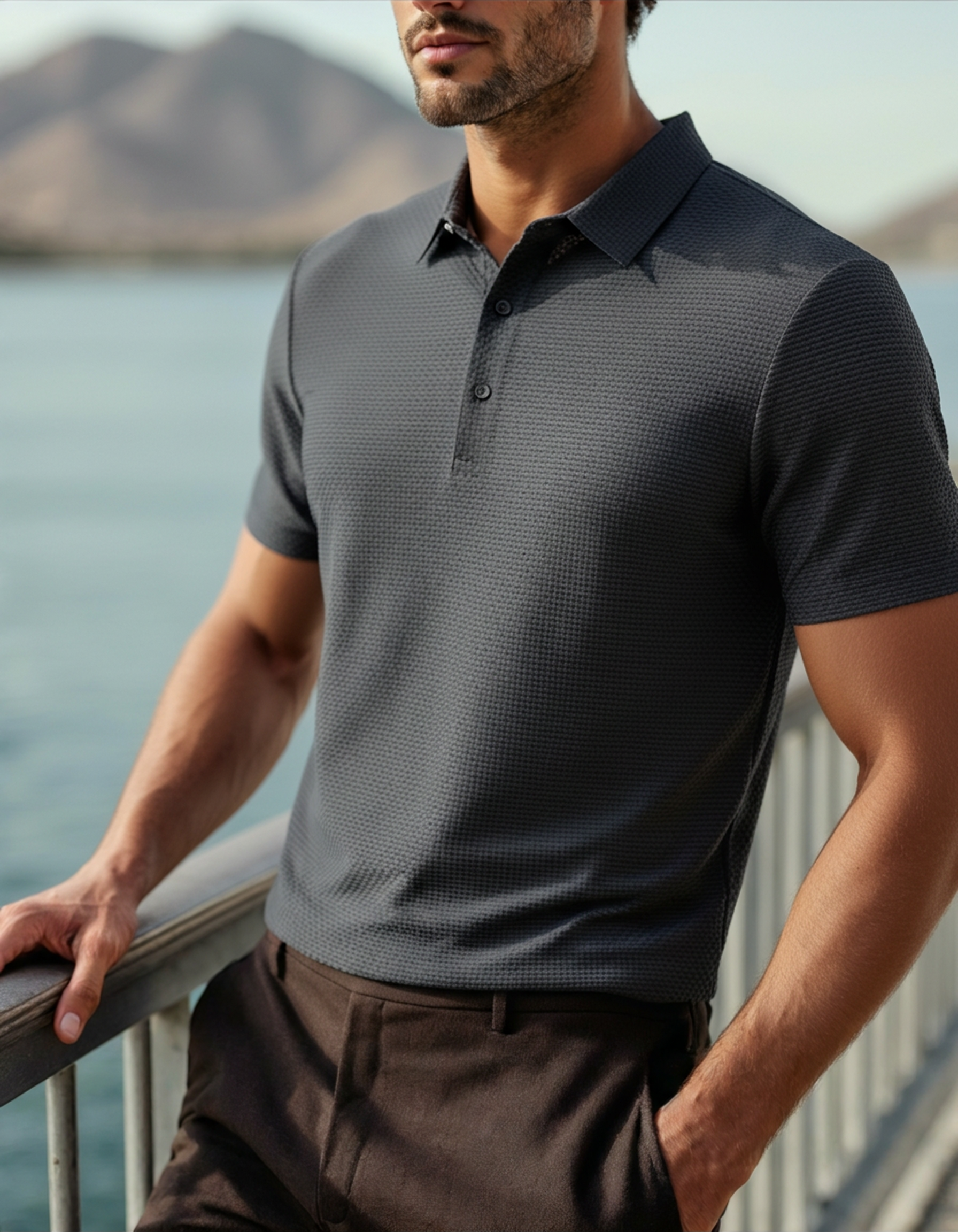 Polo de Seda Antiarrugas