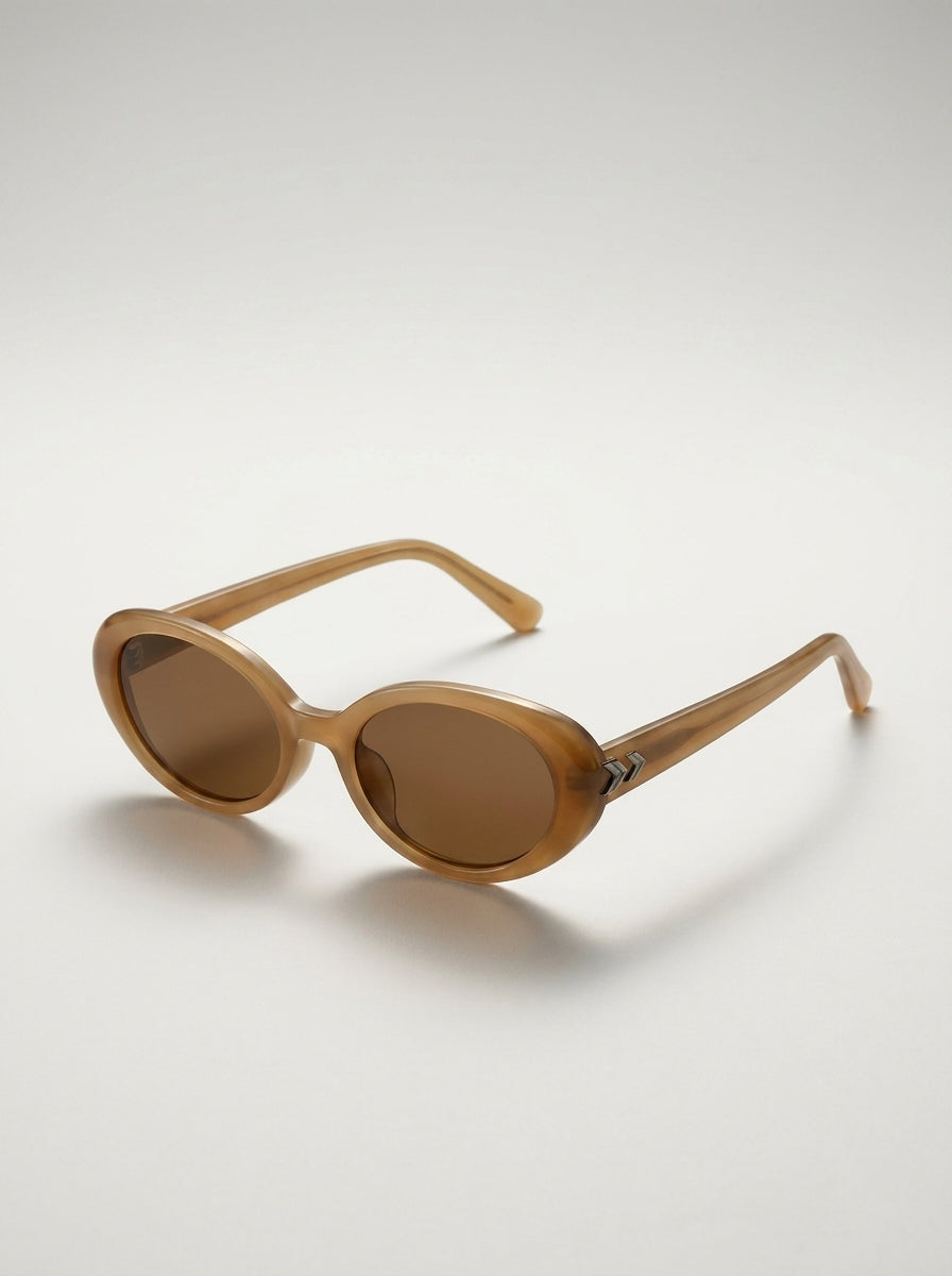 Aurora | Gafas de Sol Ovaladas Carey Miel