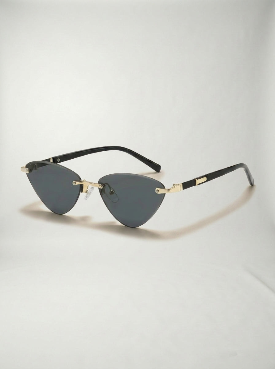 París | Gafas de Sol con Montura Negra y Dorada