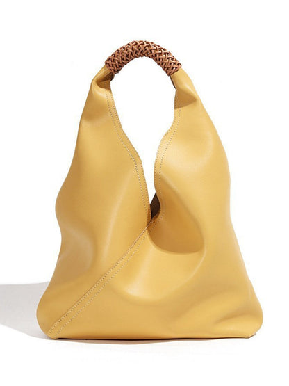 Bolso de Piel con Diseño de Firma
