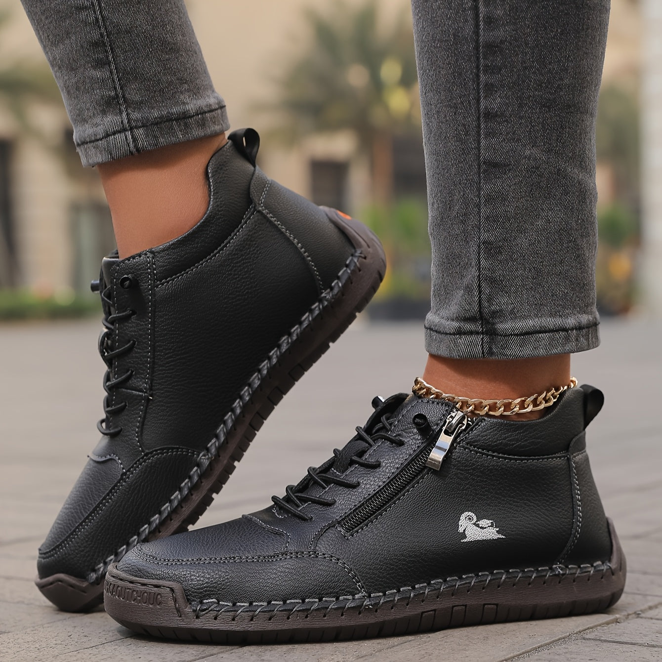 Lisa | Zapatillas Ortopédicas con Cremallera y Plantilla Extraíble