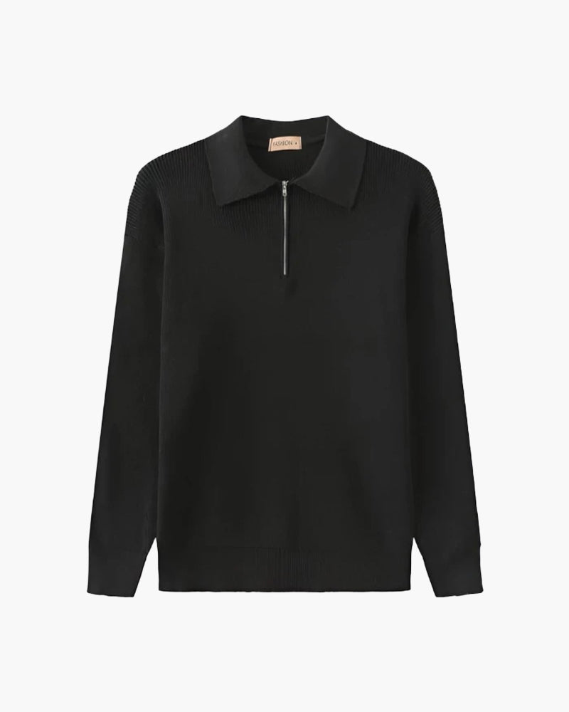 Jersey de Punto Cremallera Lugano