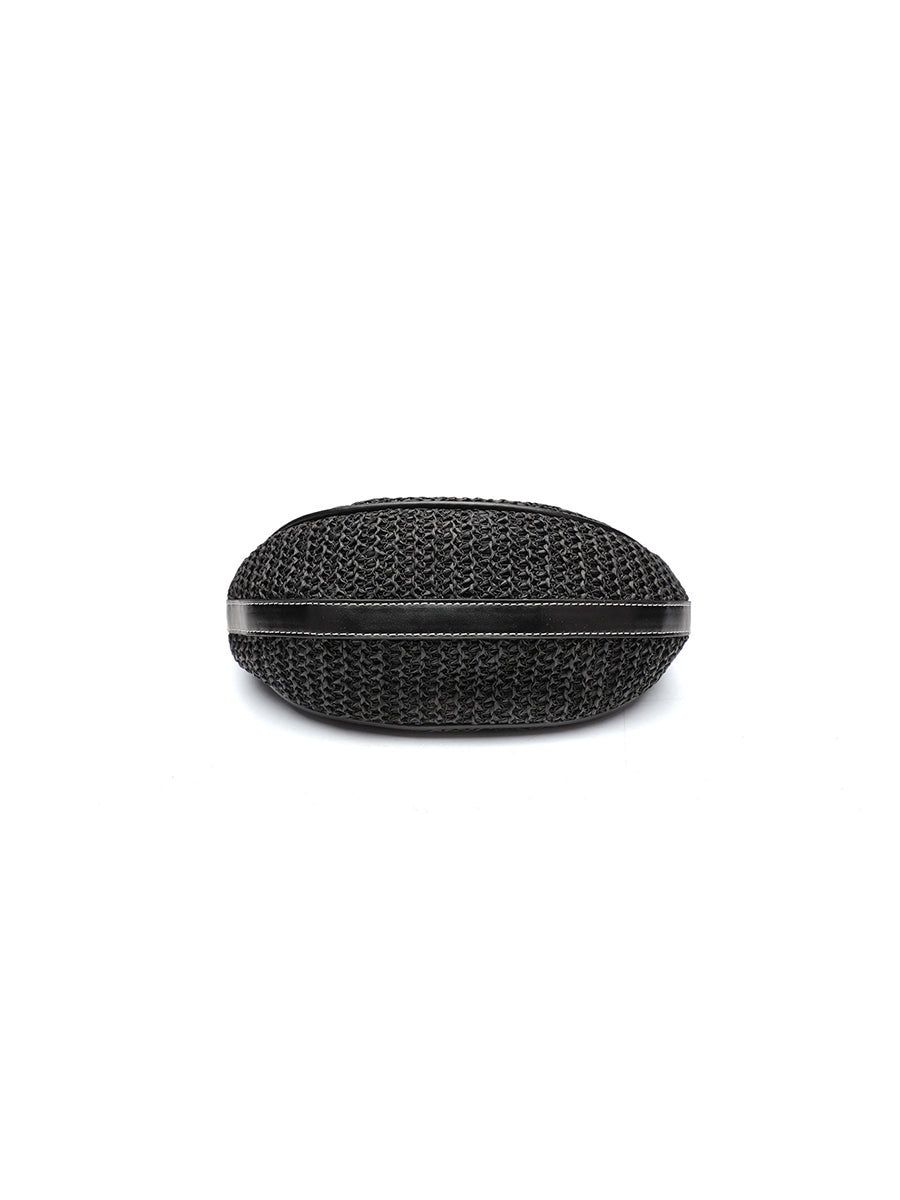 Bolso Bandolera Casual de Paja Tejida