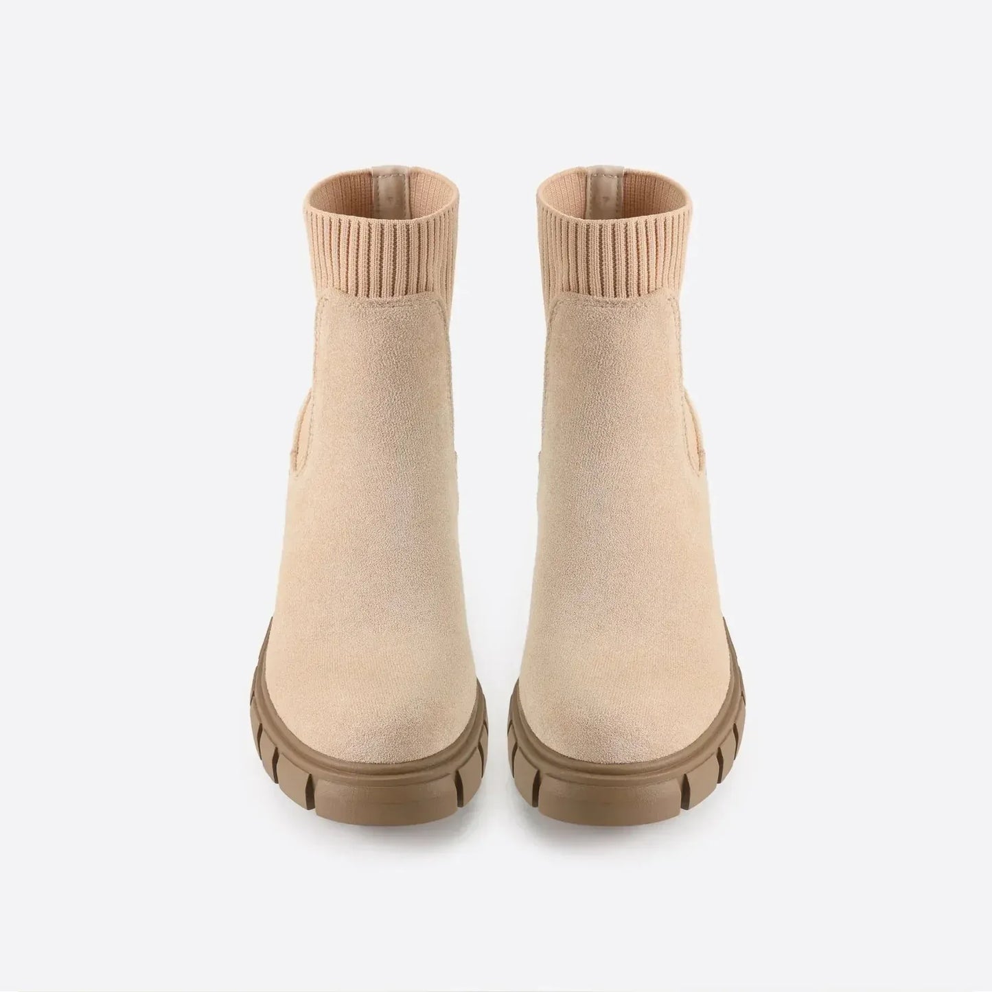 Boreal | Botas Chelsea Caqui de Caña Baja con Forro Cálido