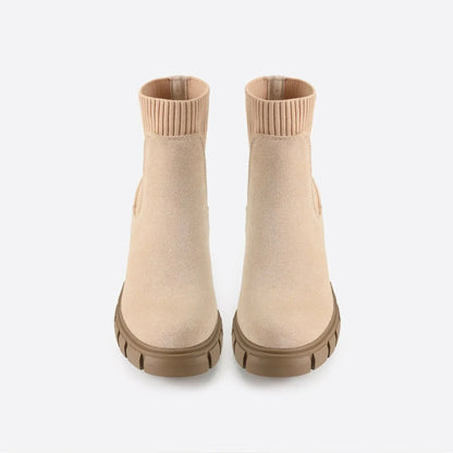 Boreal | Botas Chelsea Caqui de Caña Baja con Forro Cálido
