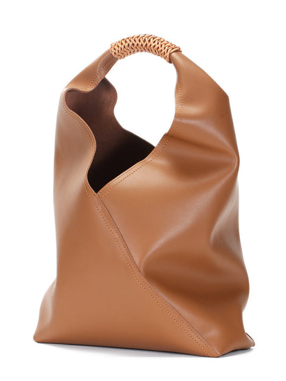 Bolso de Piel con Diseño de Firma