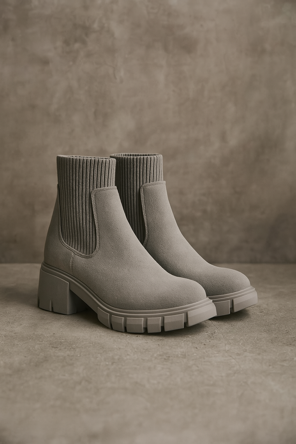 Boreal | Botas Chelsea Caqui de Caña Baja con Forro Cálido