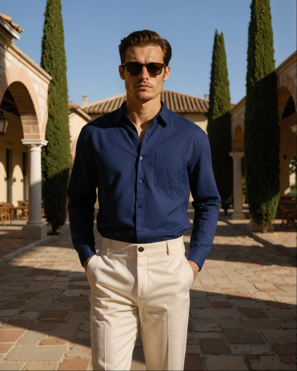 Camisa de Lino St. Tropez