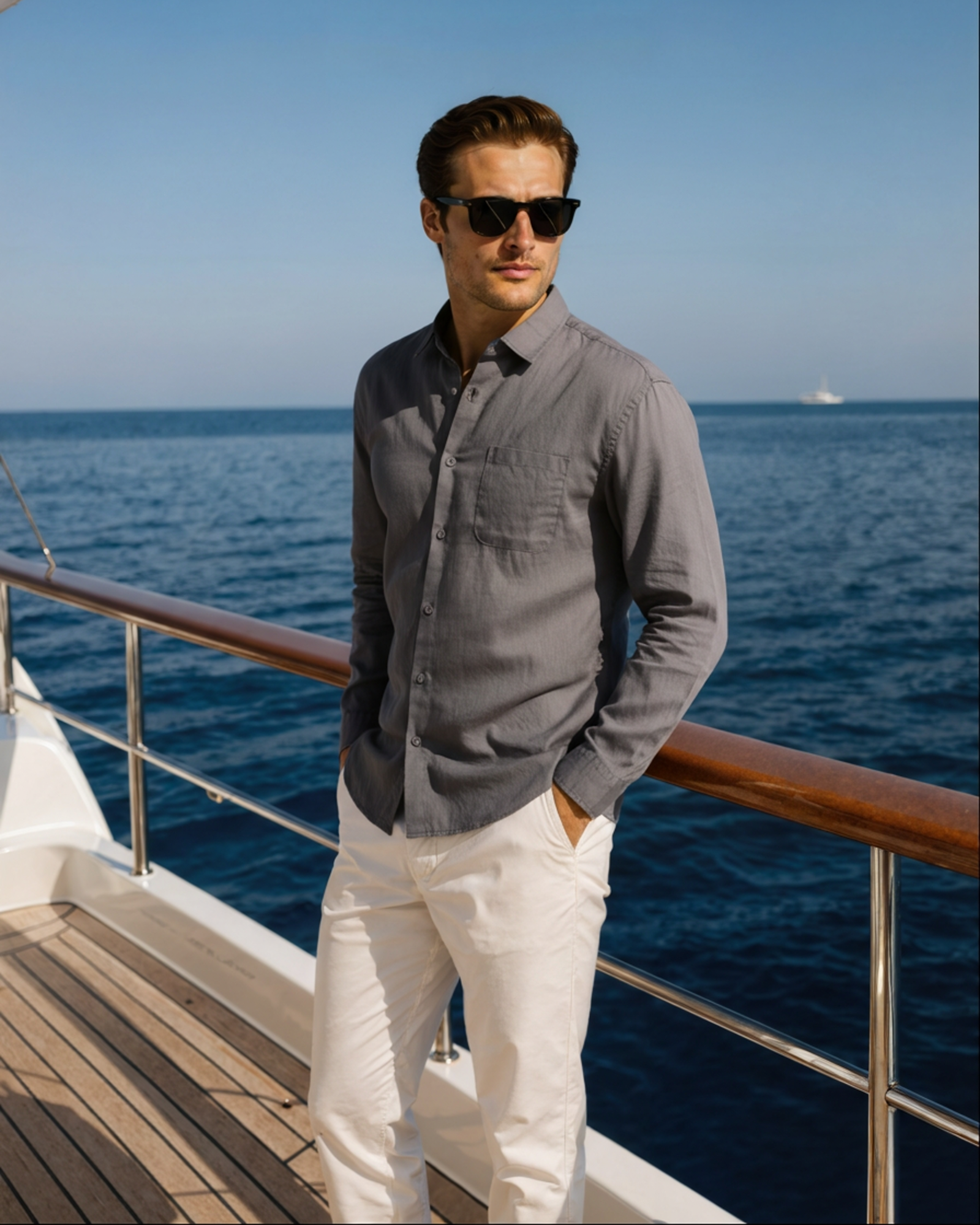 Camisa de Lino St. Tropez