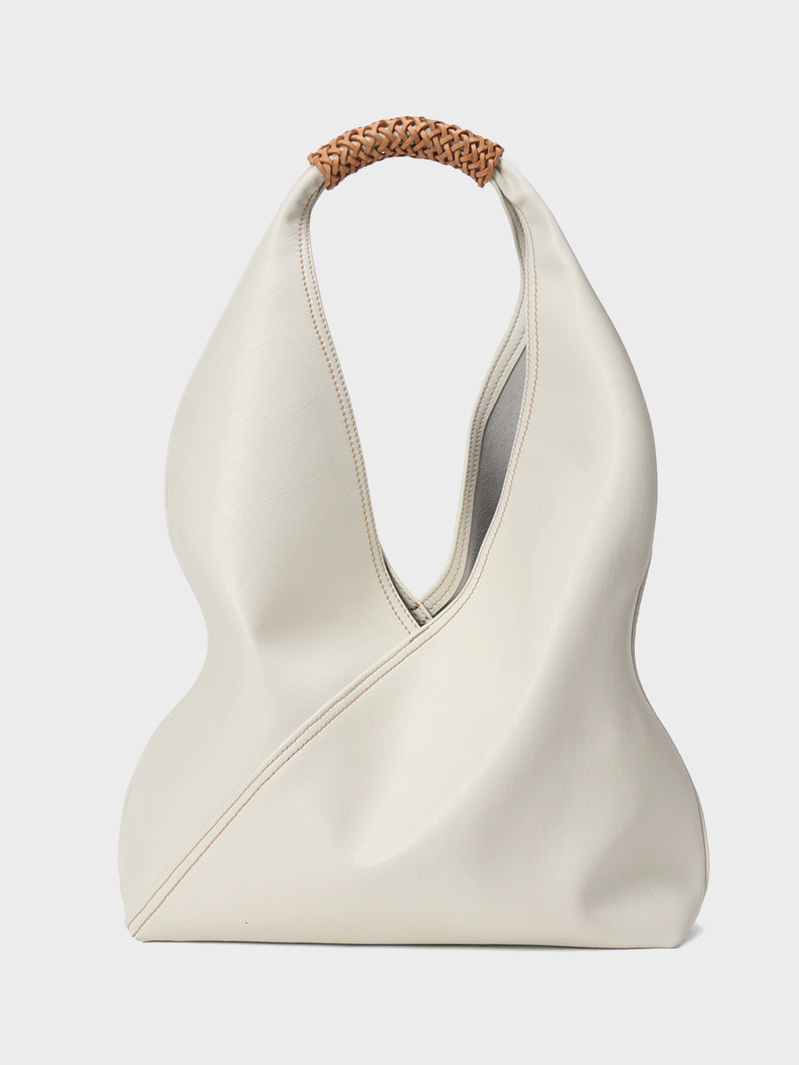 Bolso de Piel con Diseño de Firma