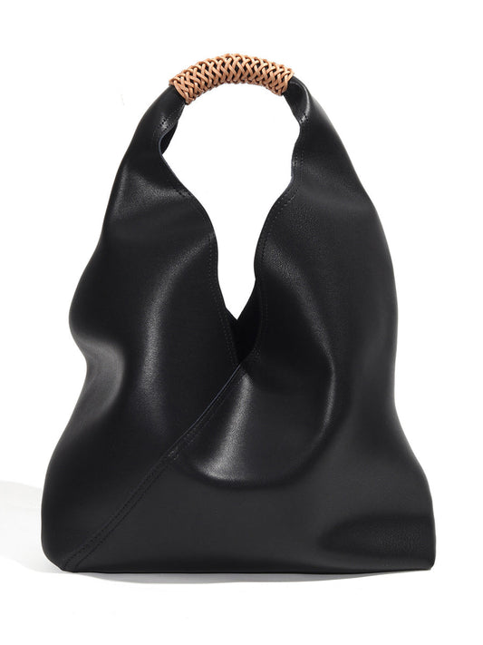 Bolso de Piel con Diseño de Firma