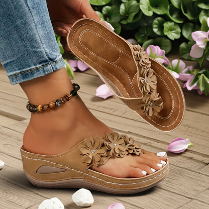 Sandalias Confortables Florales