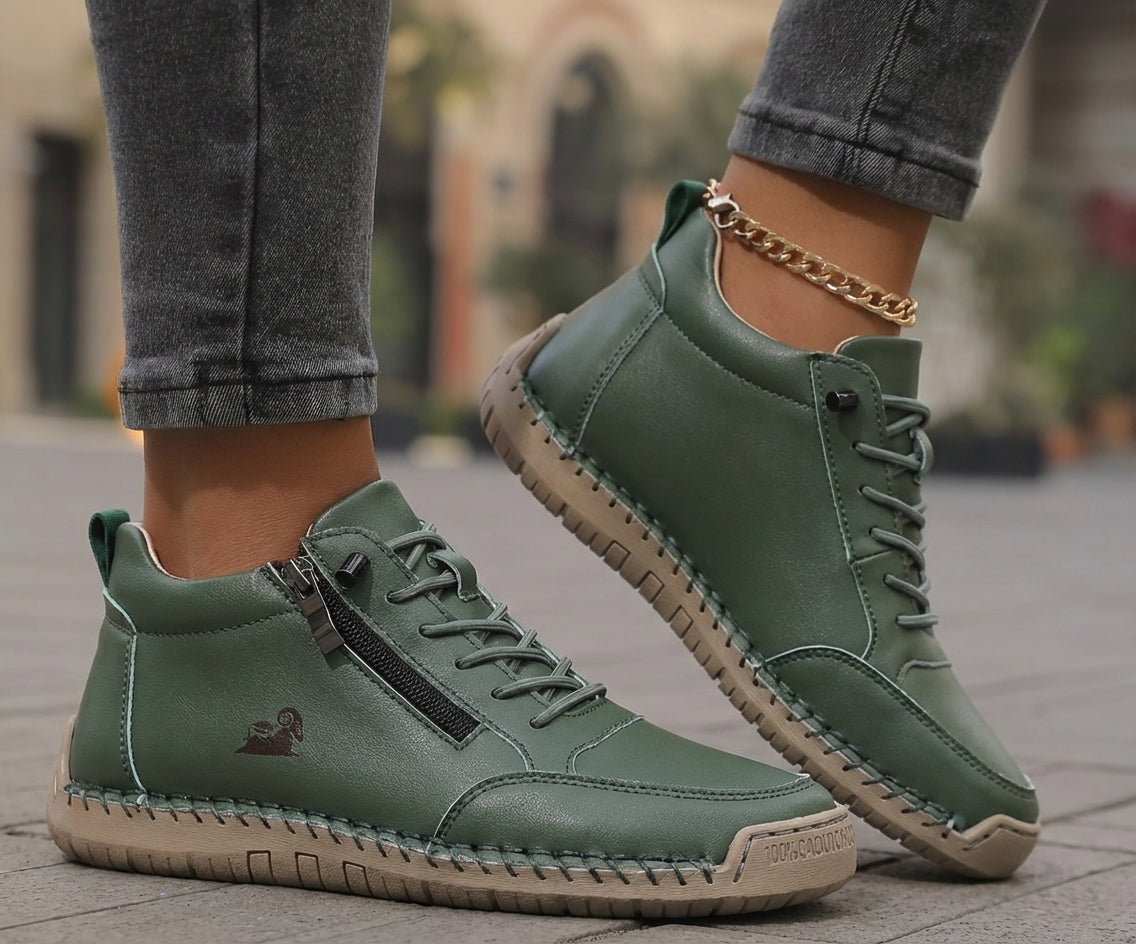 Lisa | Zapatillas Ortopédicas con Cremallera y Plantilla Extraíble