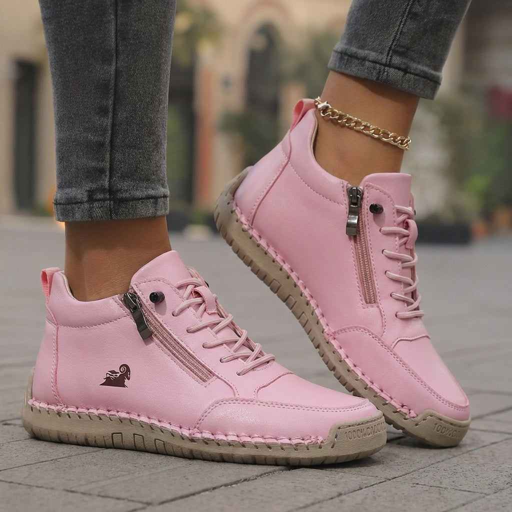 Lisa | Zapatillas Ortopédicas con Cremallera y Plantilla Extraíble