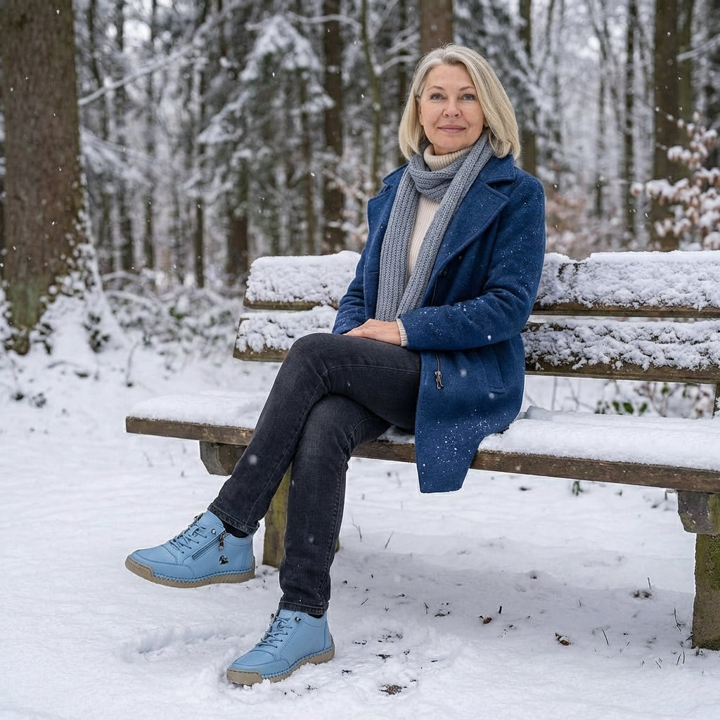 Lisa | Zapatillas Ortopédicas con Cremallera y Plantilla Extraíble