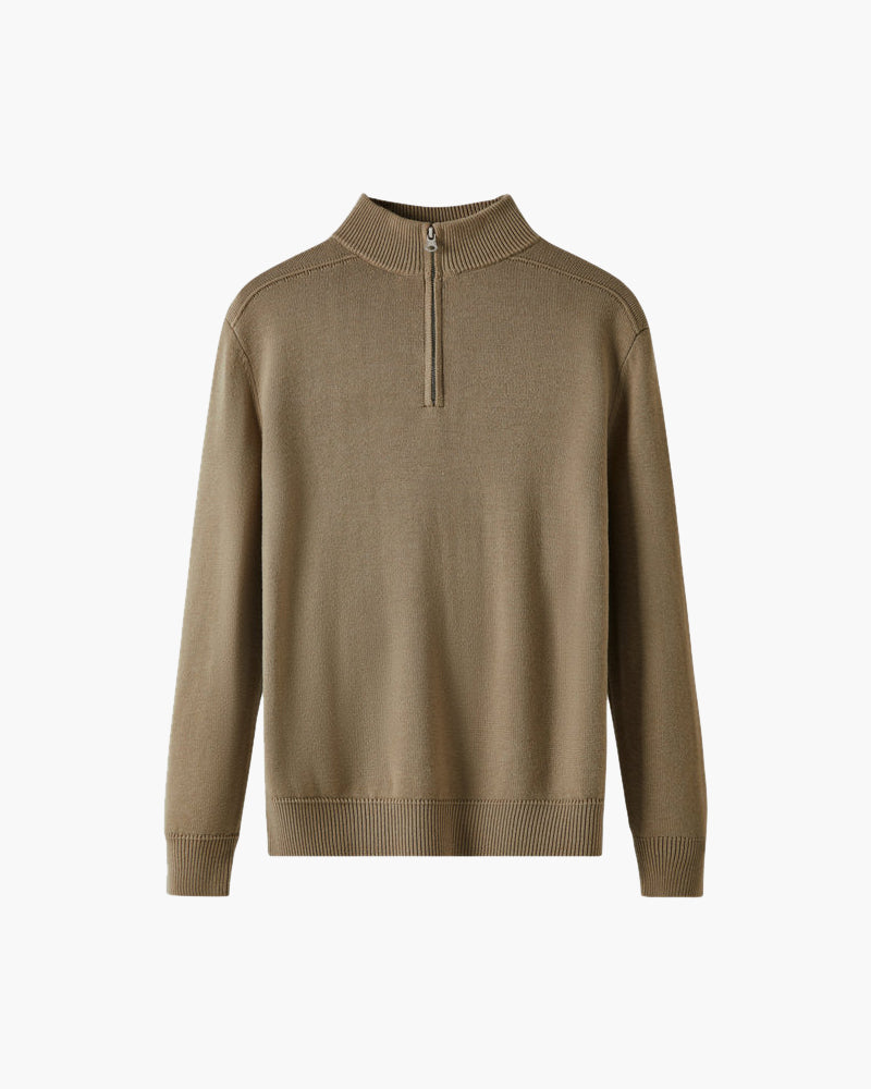 Jersey de Lana Merino Half-Zip