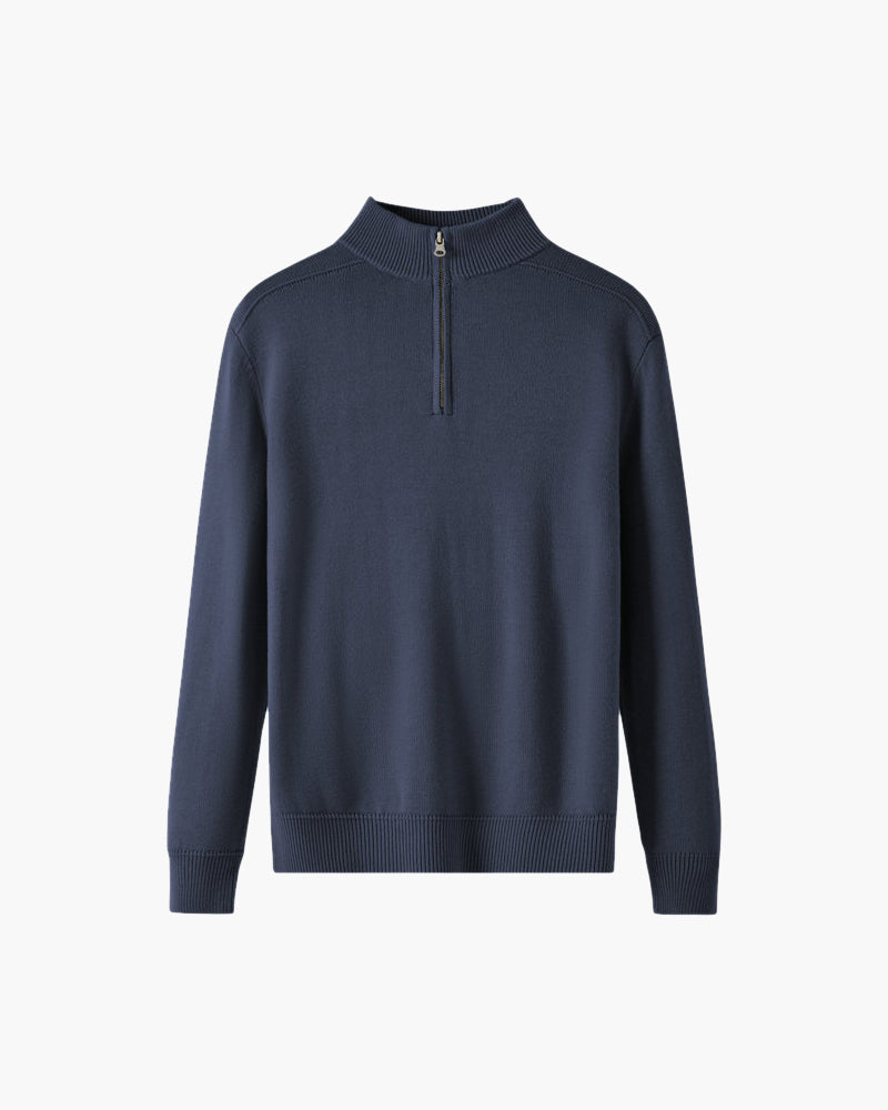 Jersey de Lana Merino Half-Zip